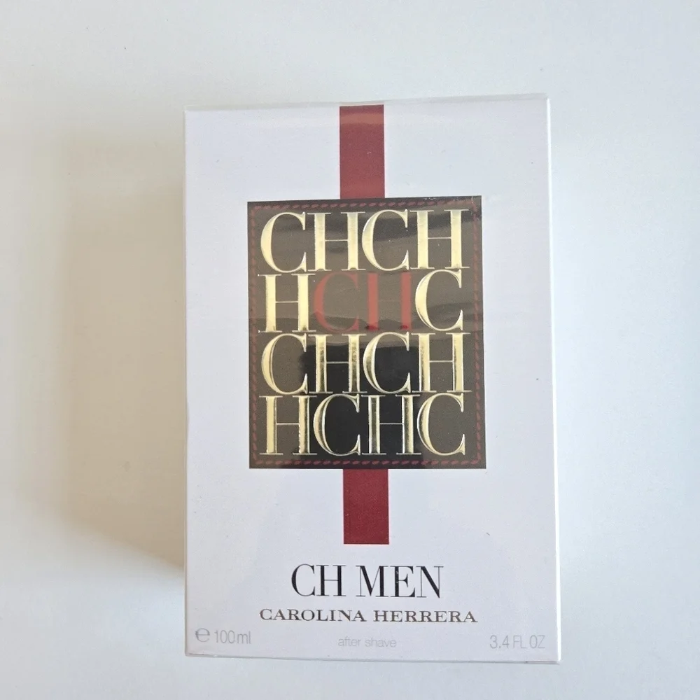 New In Box Carolina Herrera CH After Shave Lotion-100ml/3.4oz Sealed Packaging